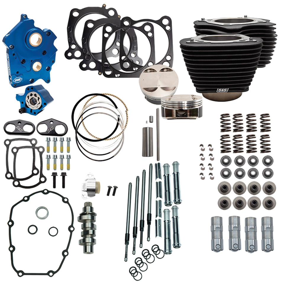 S&S 124CI, 128CI, 129CI & 132CI Power Packages for Milwaukee Eight – Engine