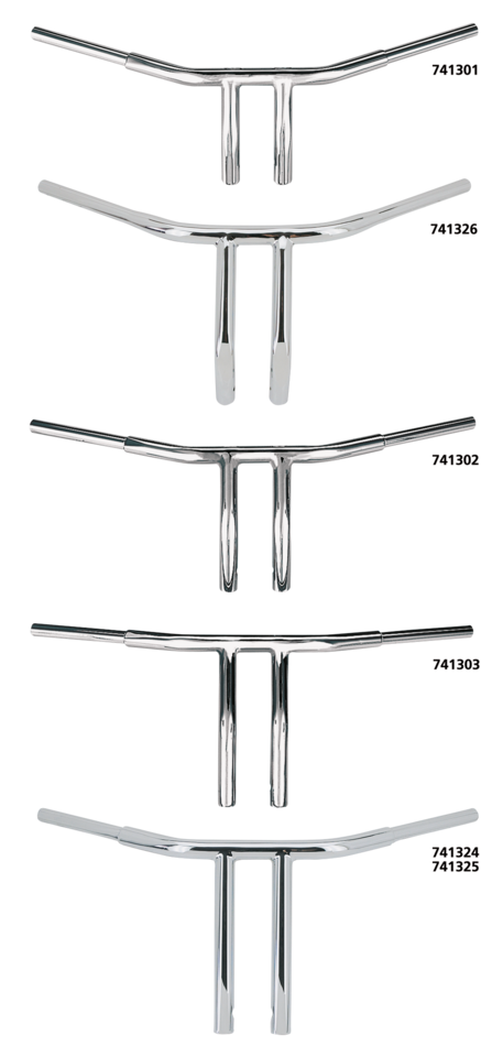 Zodiac American Made 1 1/4” Diameter Phat T-Bar Handlebars