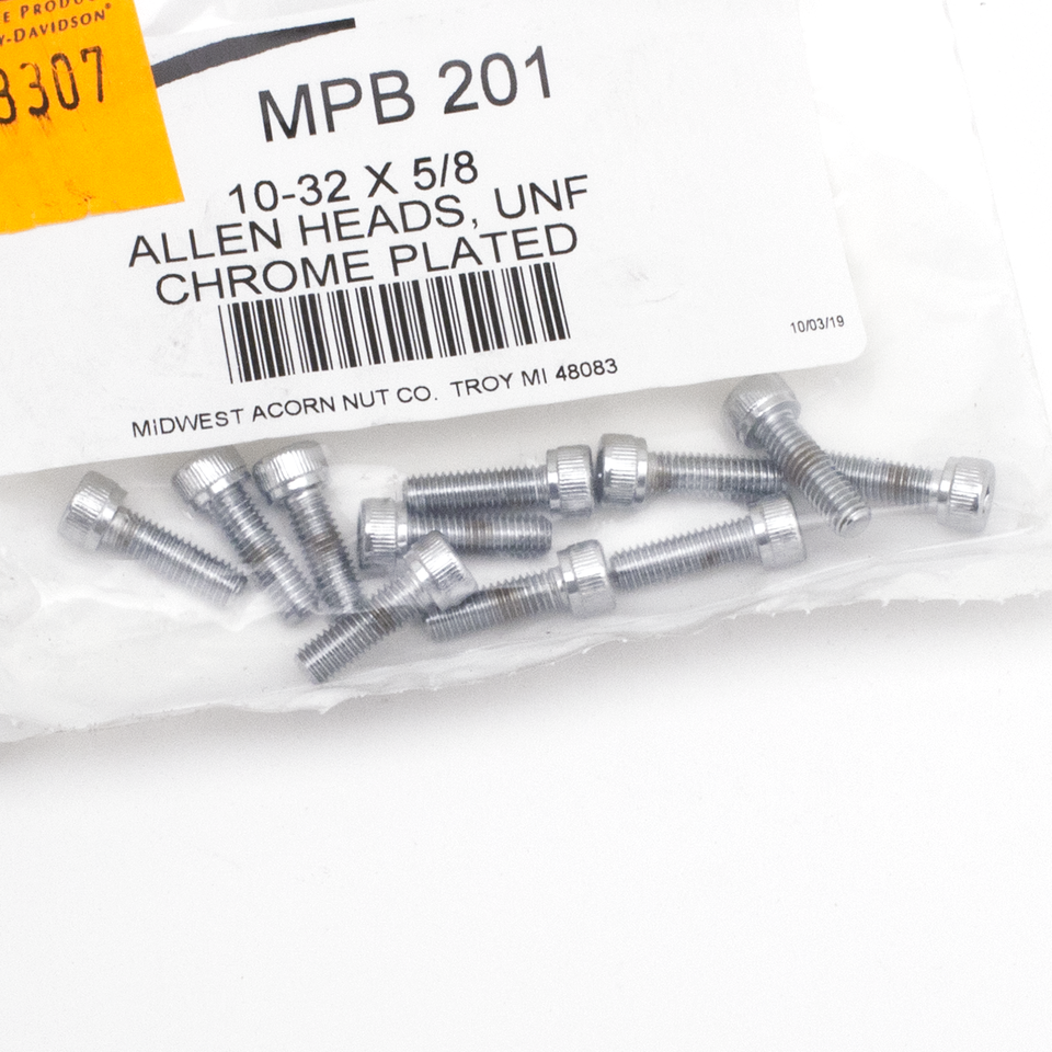 Midwest Acorn Nut Company Chrome Plated Allen Head Screws Assortment – Hardware