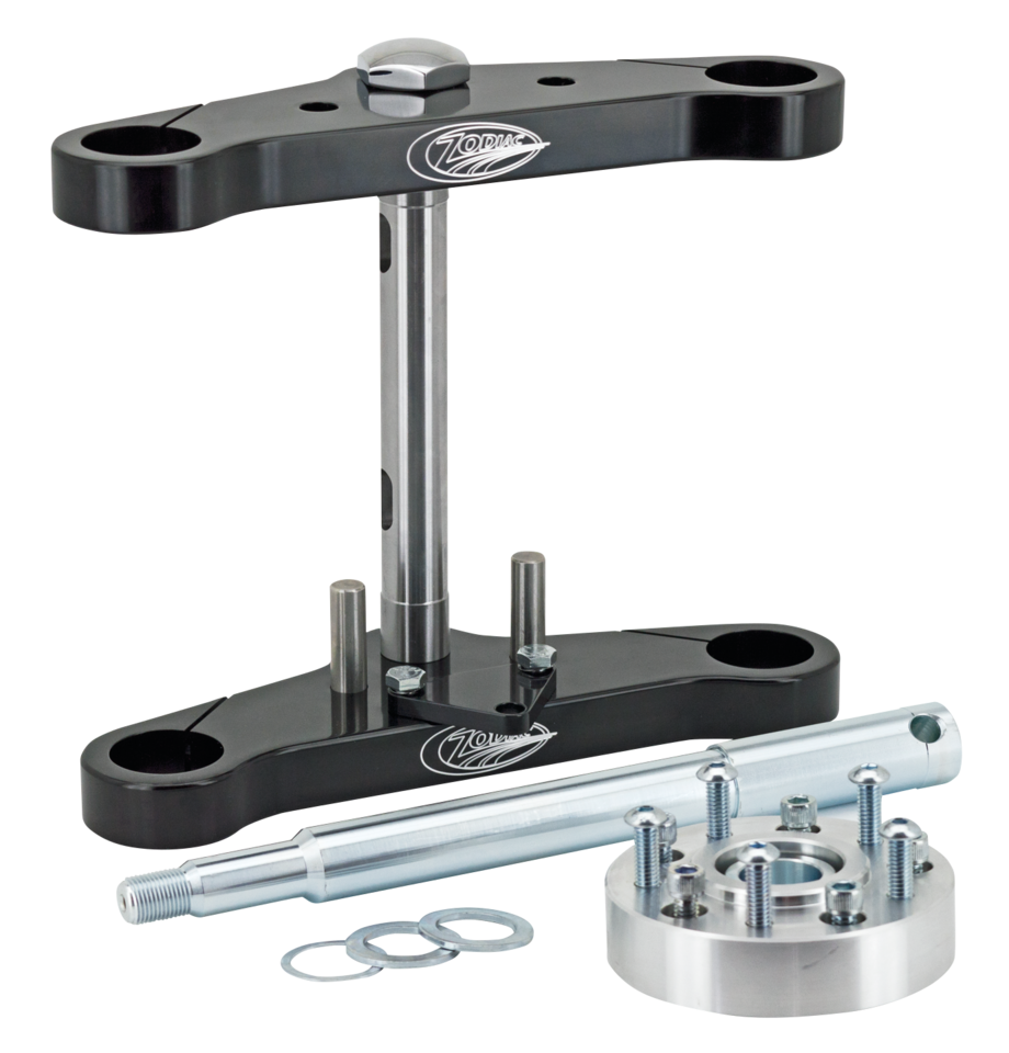 Zodiac Fat Plate Rev"o"lution Mid Glide Kit for Fx, Fxr, Dyna & Sportster – Front Forks