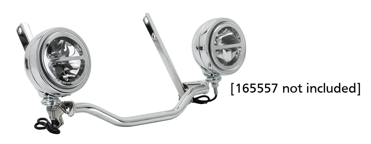 V-Twin Chrome Spot Lamp Mounting Bars – Electric & Light