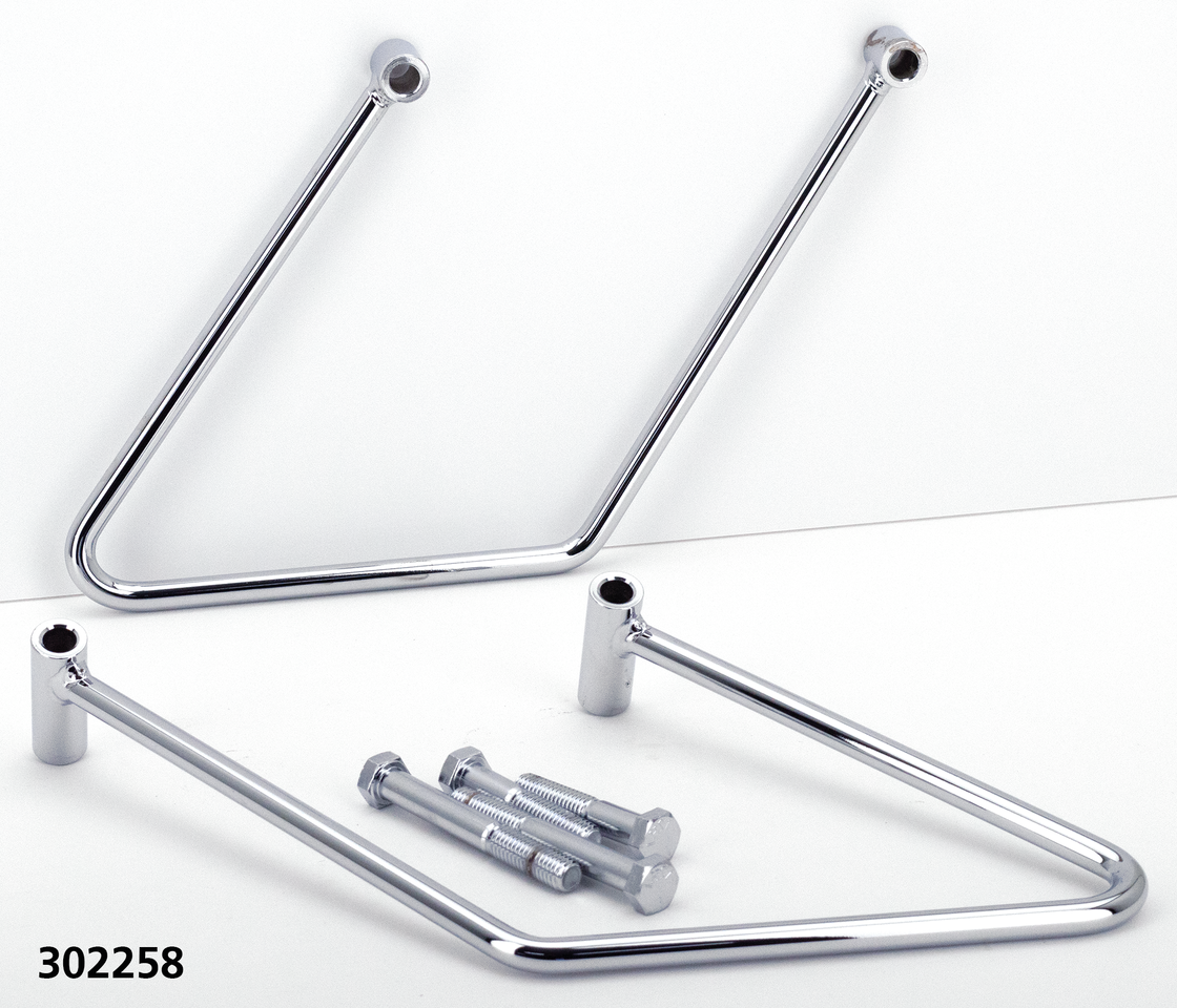 Zodiac Chrome Saddlebag Supports – Luggage