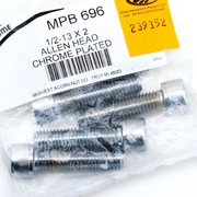 Midwest Acorn Nut Company Chrome Plated 1/2'' Unc Allen Head Screw Assortment – Hardware