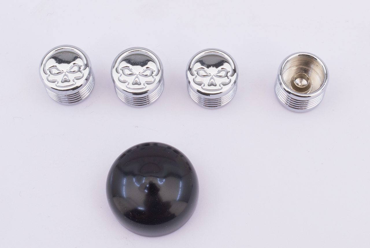 Midwest Acorn Nut Company Chrome Bolt Covers for Hex, Allen and Buttonhead Bolts – Hardware
