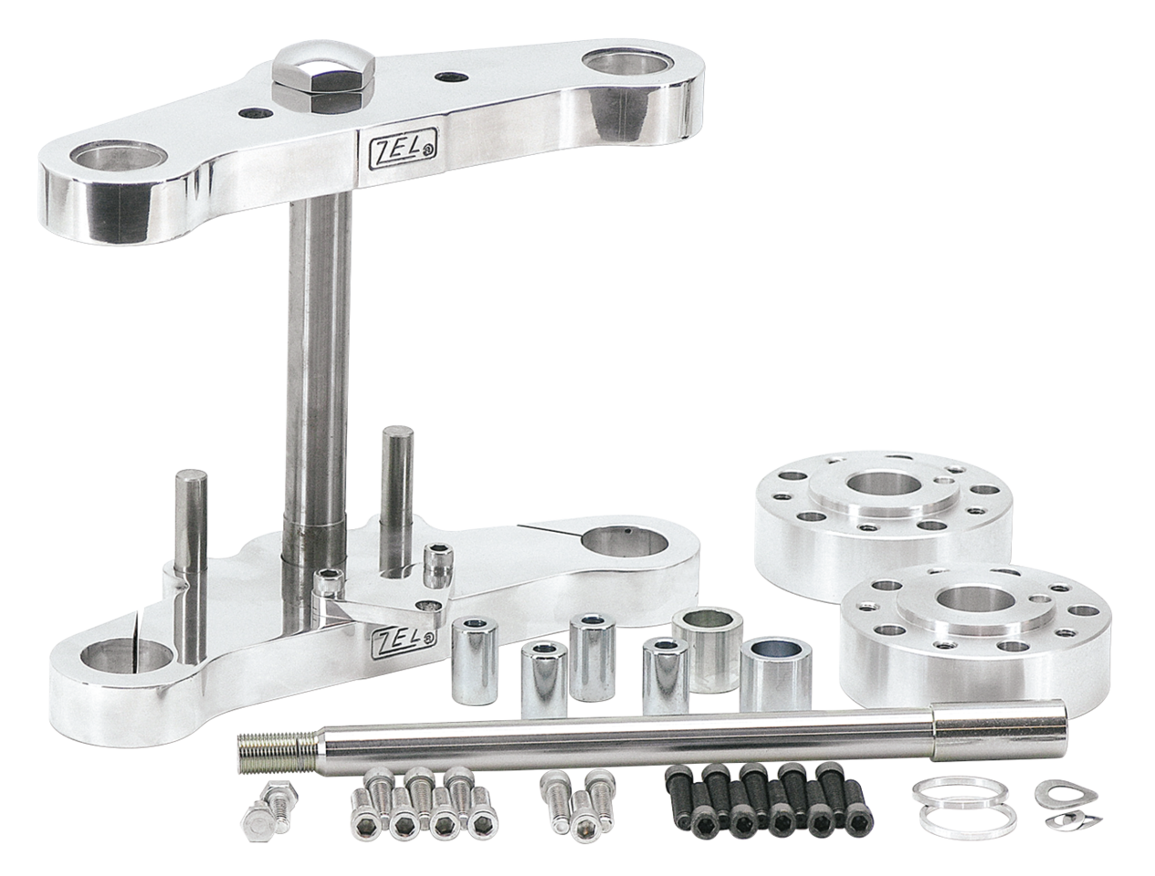 Zodiac Fat Plate Rev"o"lution Mid Glide Kit for Fx, Fxr, Dyna & Sportster – Front Forks
