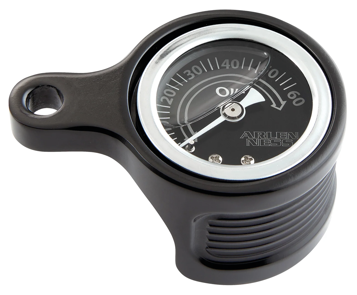 Arlen Ness Oil Pressure Gauge Kits – Gauges & Dashes