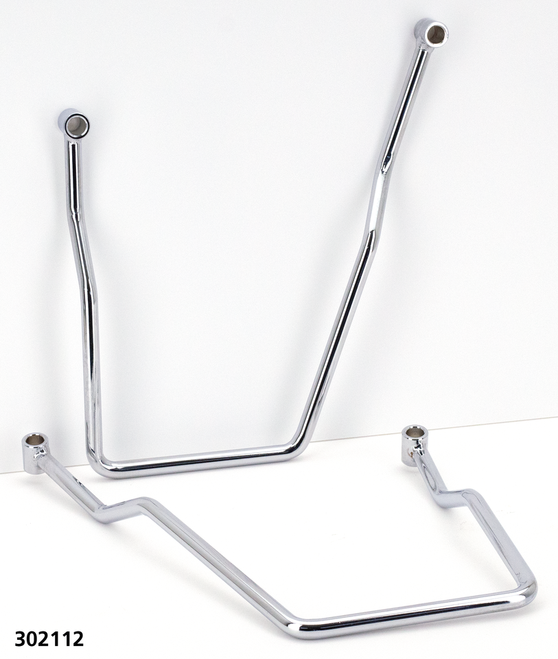 Zodiac Chrome Saddlebag Supports – Luggage