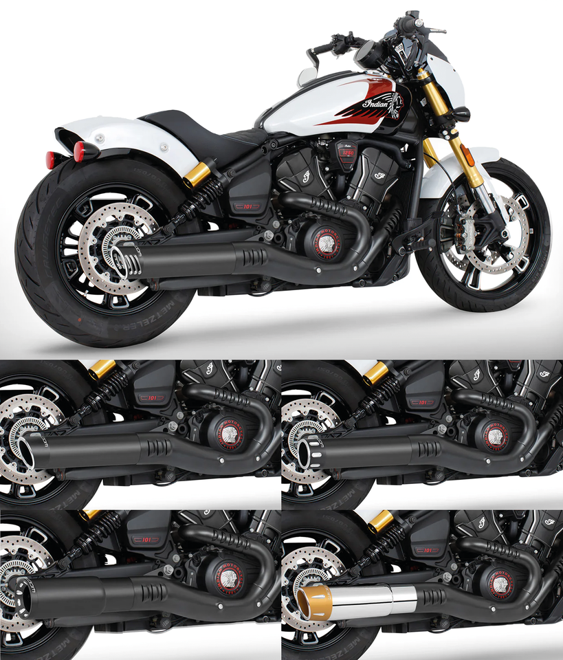 Freedom Performance Exhaust 4" Slip-Ons for Indian Scout 2025 to Present