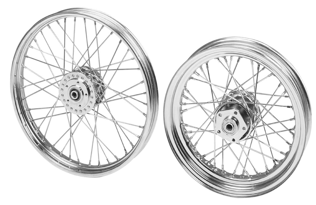 V-Twin 40-SPOKE Wheels for XL Sportster 2000 to Present – Wheel & Tire