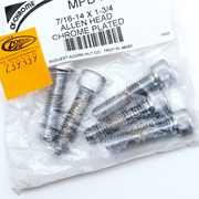 Midwest Acorn Nut Company Chrome Plated 7/16'' Unc Allen Head Screw Assortment – Hardware
