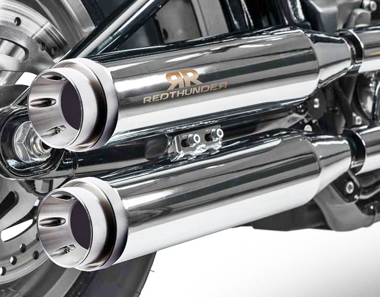 Redthunder Slip-On Mufflers for Milwaukee Eight Softail – Exhaust