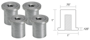Lowbrow Customs Weld-In Tank Mount and Fuel Valve Bungs – Gas- & Oil Tank
