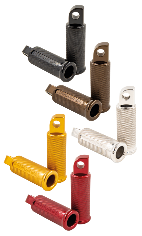 P16 Powerplant Standard Male Mount Shorty Foot Pegs