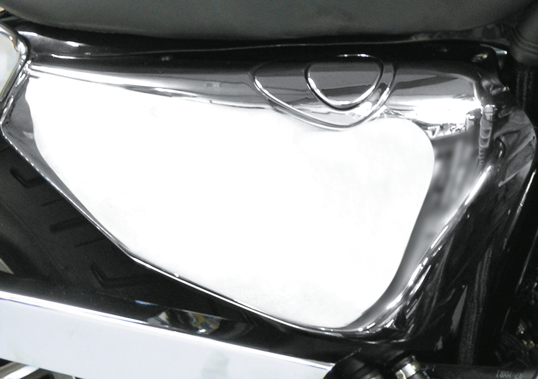 Zodiac Chrome Frame Covers for Sportster – Frame & Rear Suspension