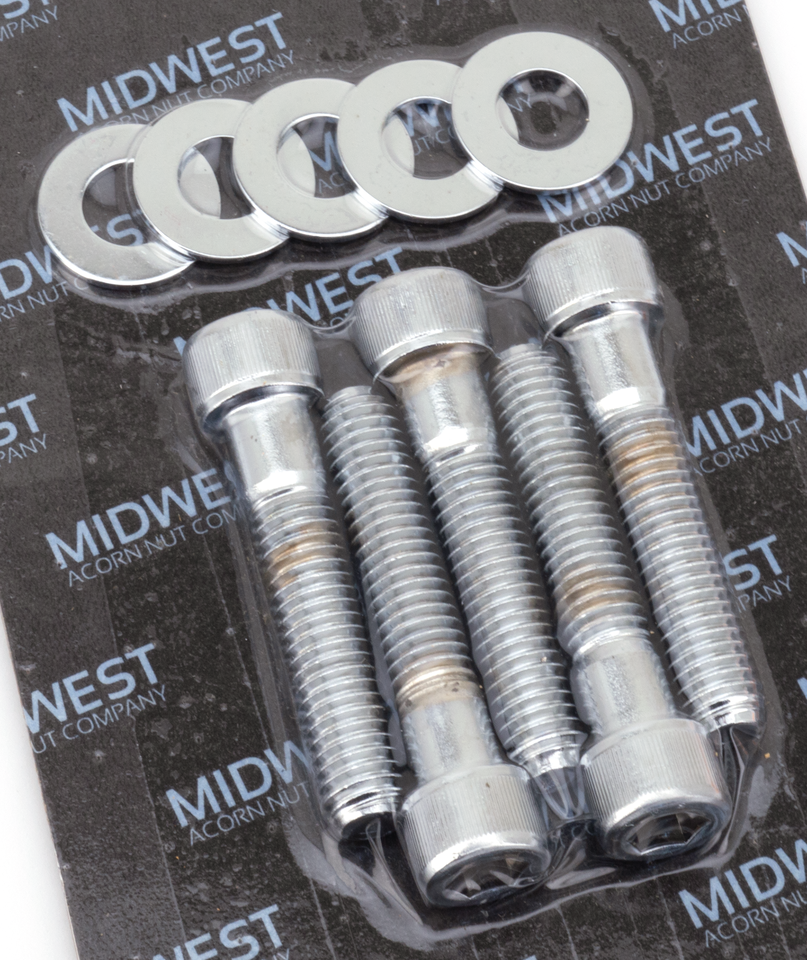 Midwest Acorn Nut Company Chrome Plated Sprocket & Pulley Bolts & Screws – Final Drive
