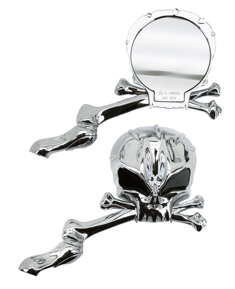 Zodiac Skull Mania Mirrors – Handlebar