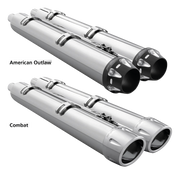 Freedom Performance Exhaust 4 1/2" Slip-Ons for Indian Powerplus & Thunderstroke