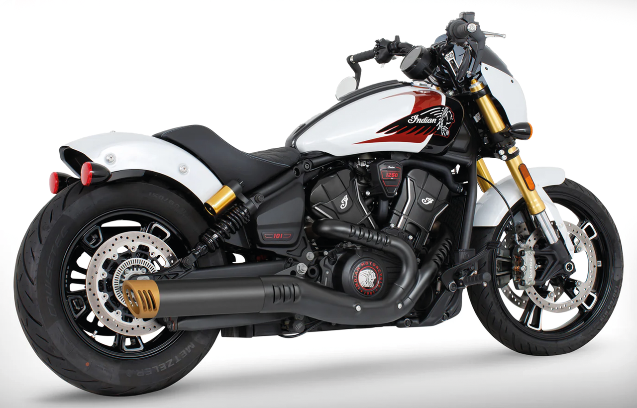 Freedom Performance Exhaust 4" Slip-Ons for Indian Scout 2025 to Present