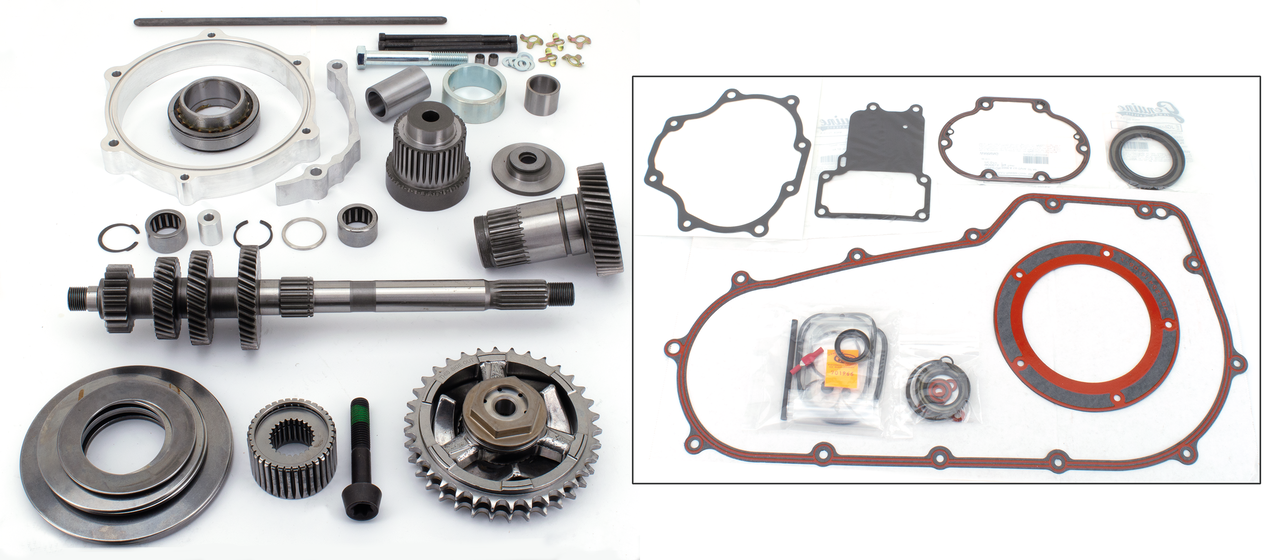 Zodiac Primary Offset Kit for 6 Speed Dyna 2006-2017 & Softail 2007-2017 – Primary & Clutch