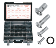 Midwest Acorn Nut Company Chrome Plated Button Head Allen Screws Assortment – Hardware
