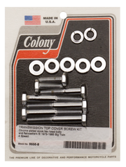 Colony Transmission Top Cover Screw Kit for 4 Speed Big Twin