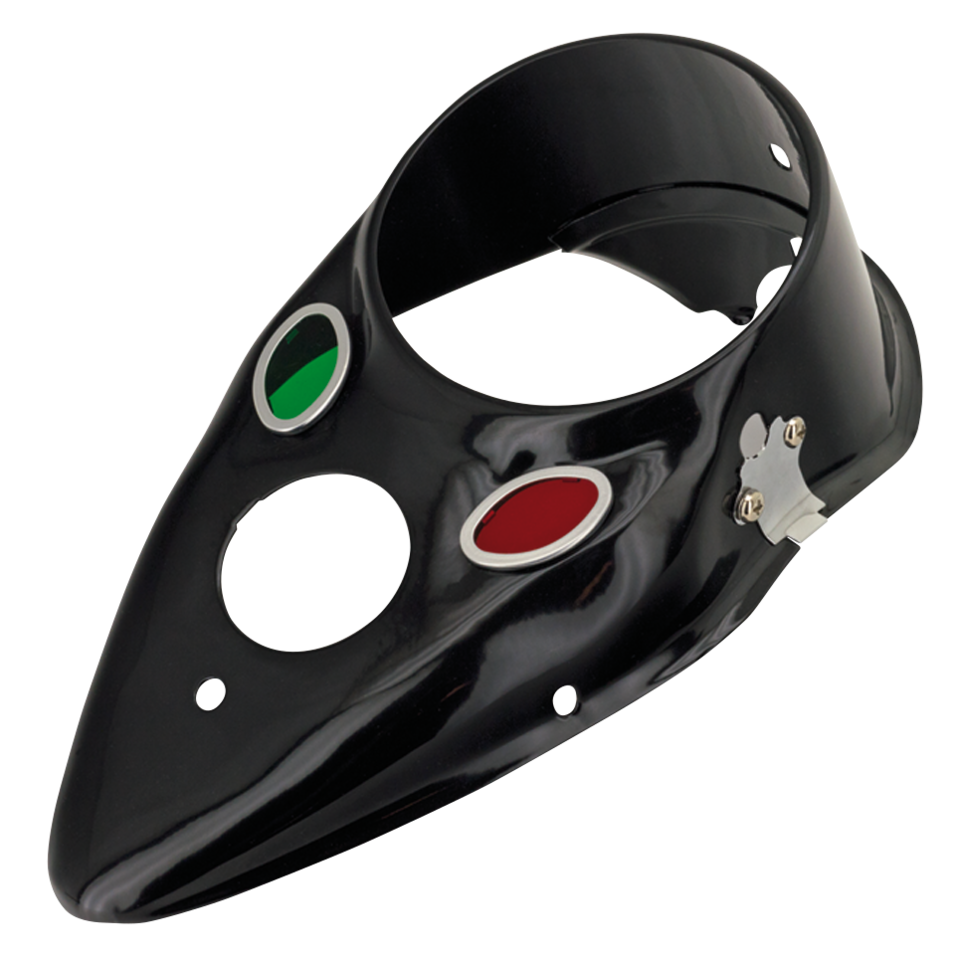 V-Twin Cat-Eye Dash for Fat Bob Tank – Gauges & Dashes