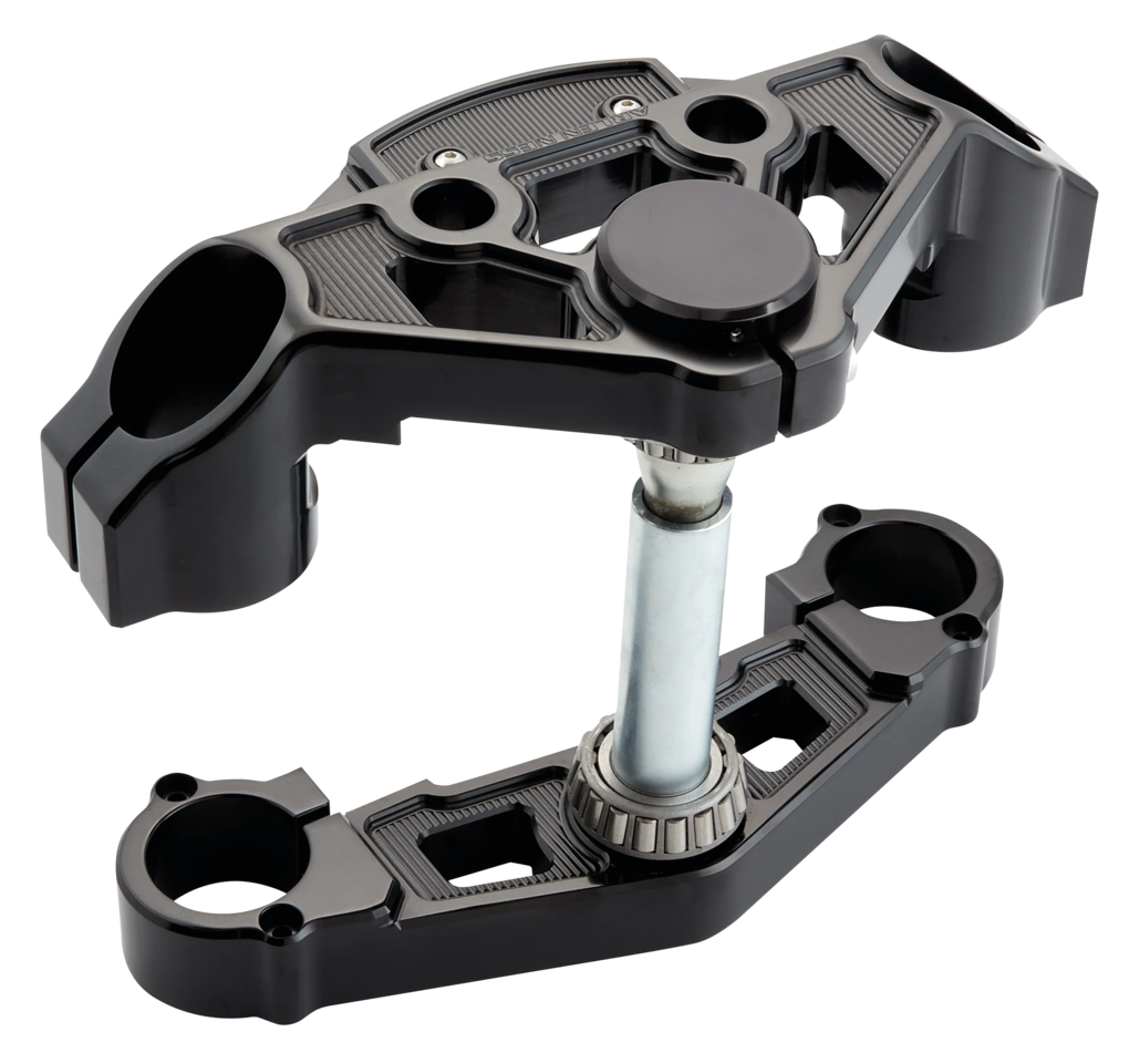 Arlen Ness Method Upper Fork Clamps and Triple Trees for Road Glide – Front Forks