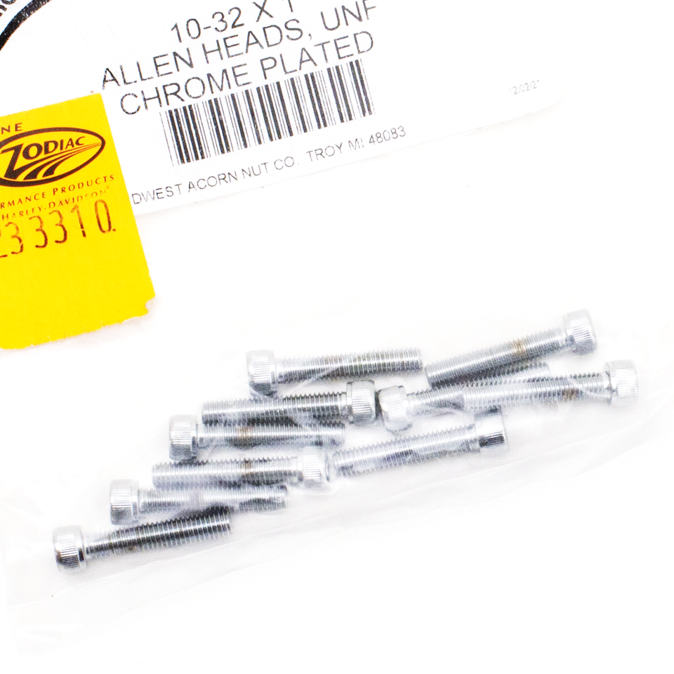 Midwest Acorn Nut Company Chrome Plated Allen Head Screws Assortment – Hardware