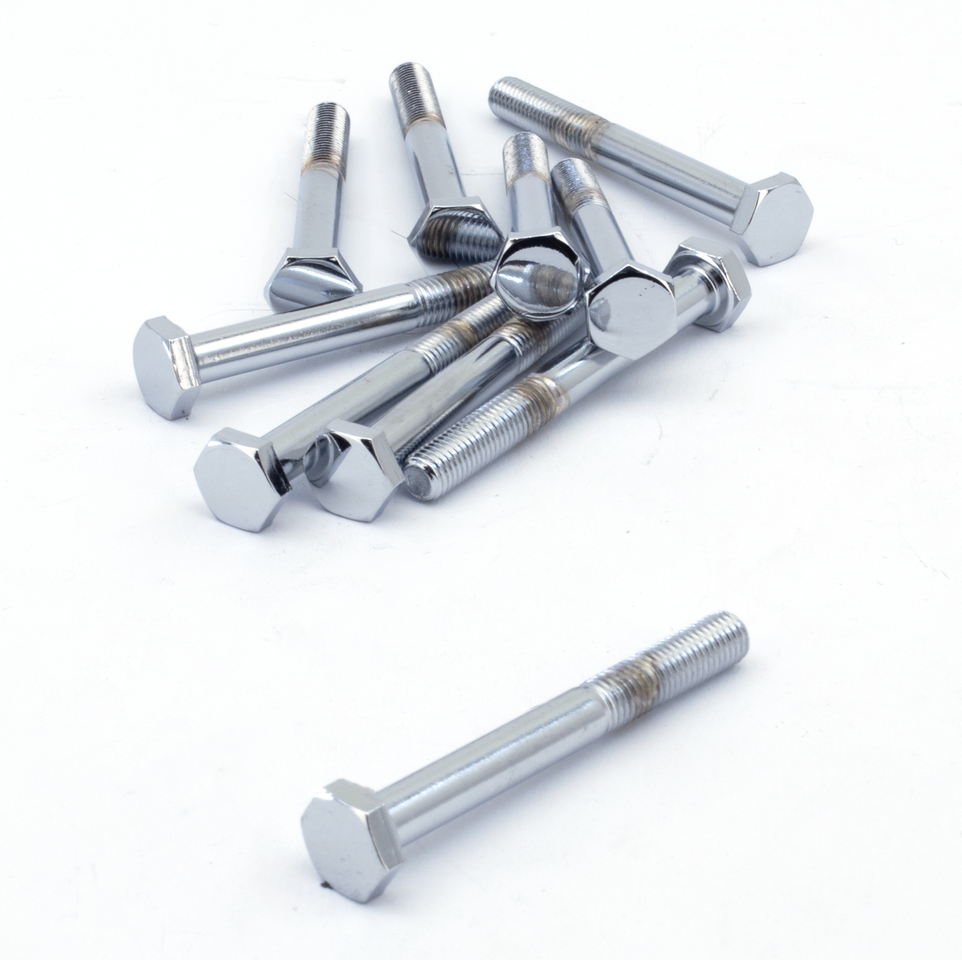 Midwest Acorn Nut Company Chrome Plated Hex Head Cap Screws Assortment – Hardware
