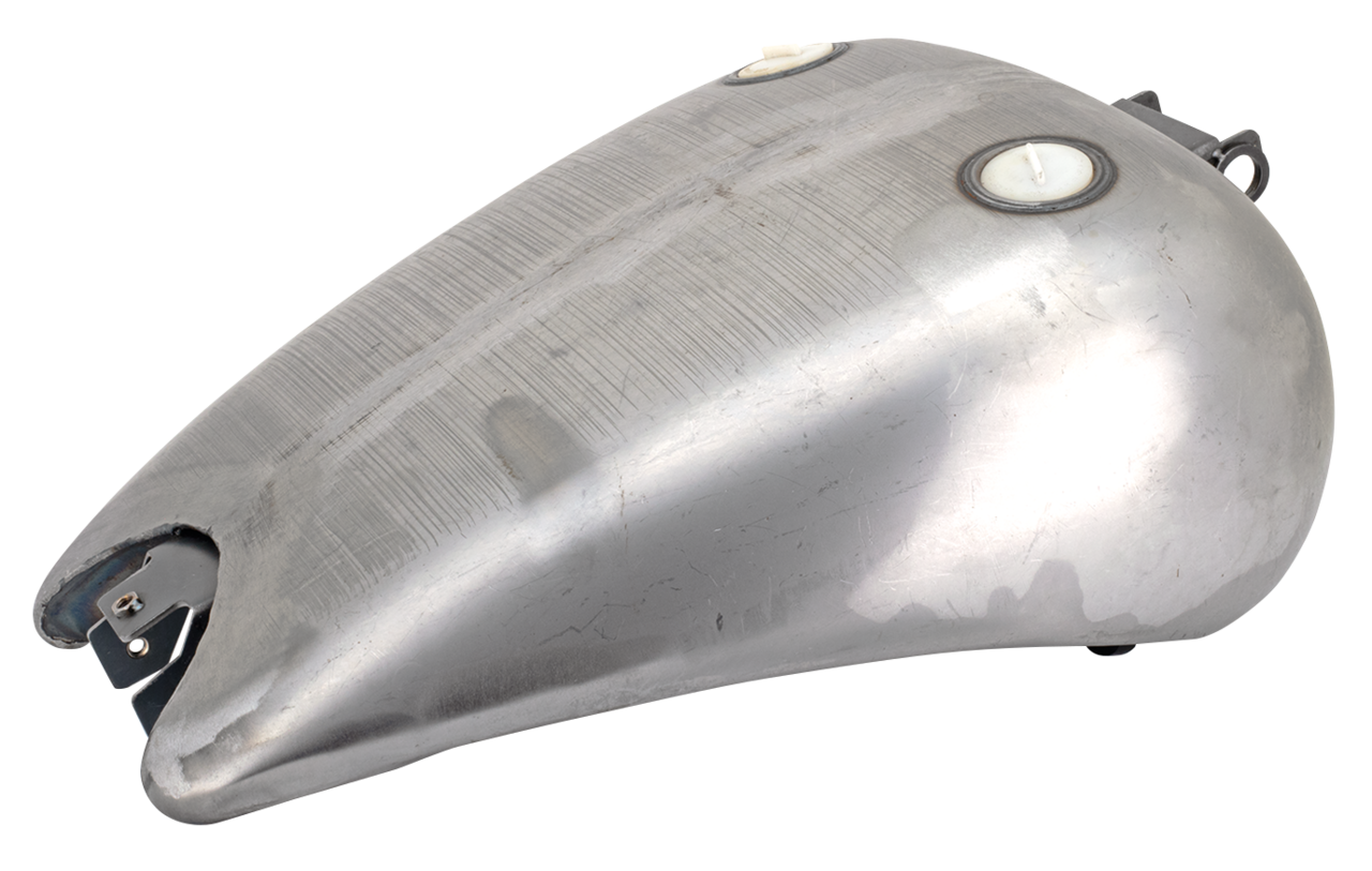 Zodiac One Piece 2" Stretched Smooth Top Steel Gas Tank for Dyna – Gas- & Oil Tank