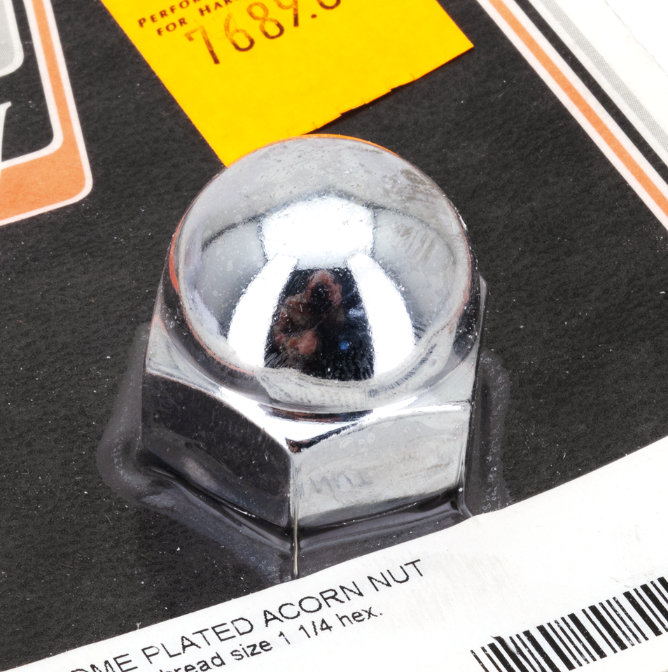 Colony Round Top Chrome Acorn Nuts – Hardware