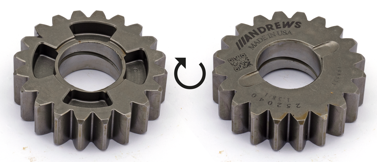 Andrews Sportster 4 Speed Transmission Gears