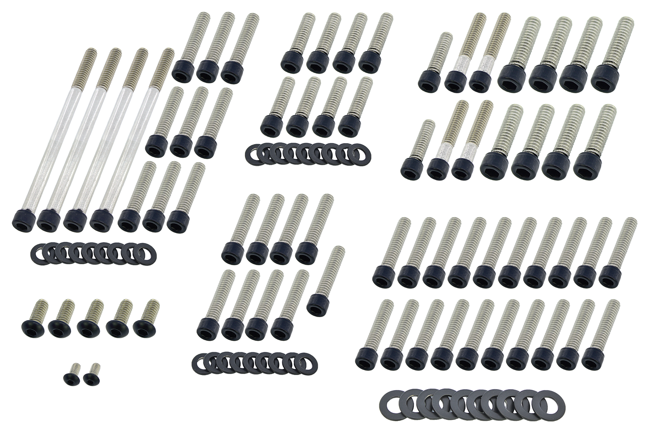 Screws4Bikes Black Stainless Steel Drivetrain Screw Kits – Hardware