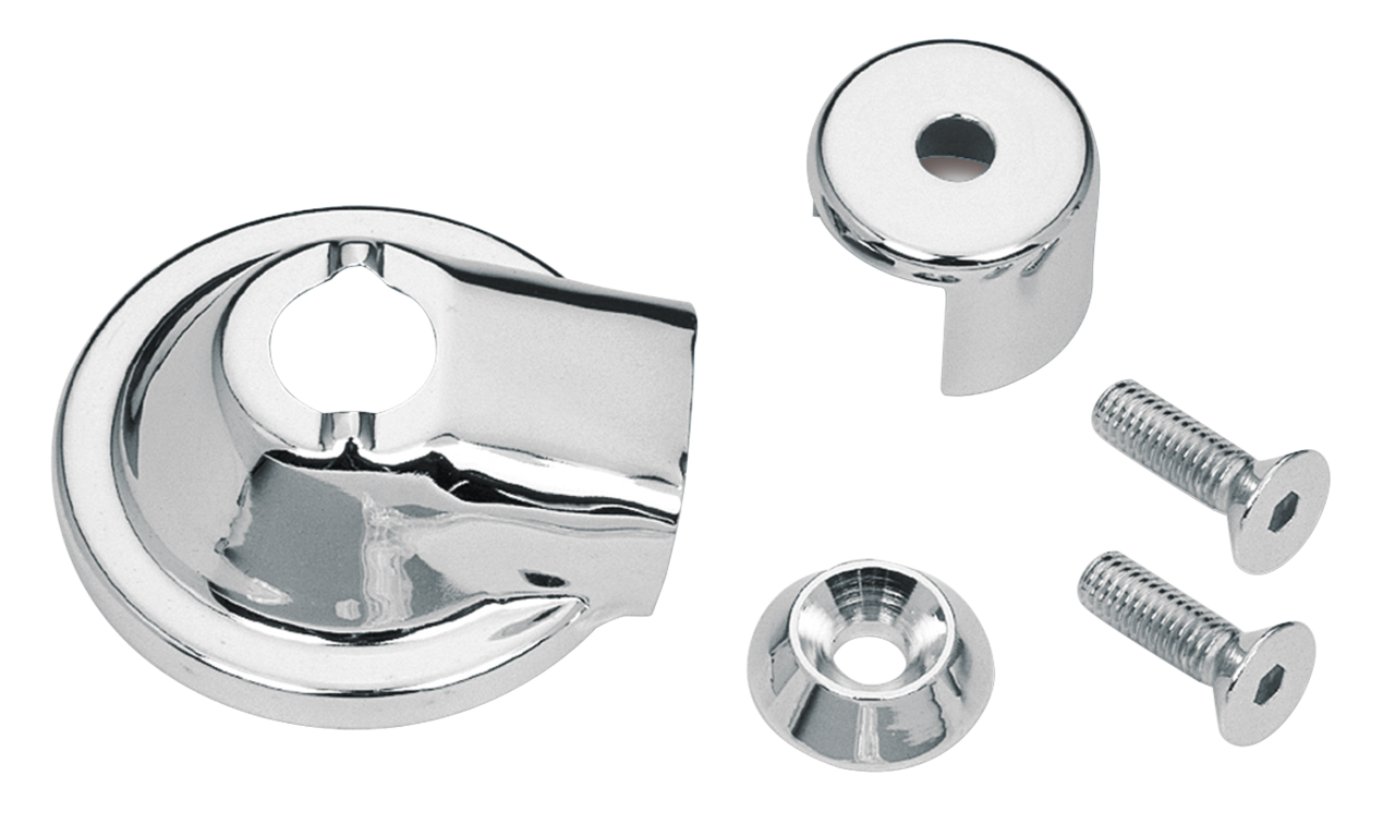 Zodiac Deluxe Chrome Oil Filter Bracket Covers