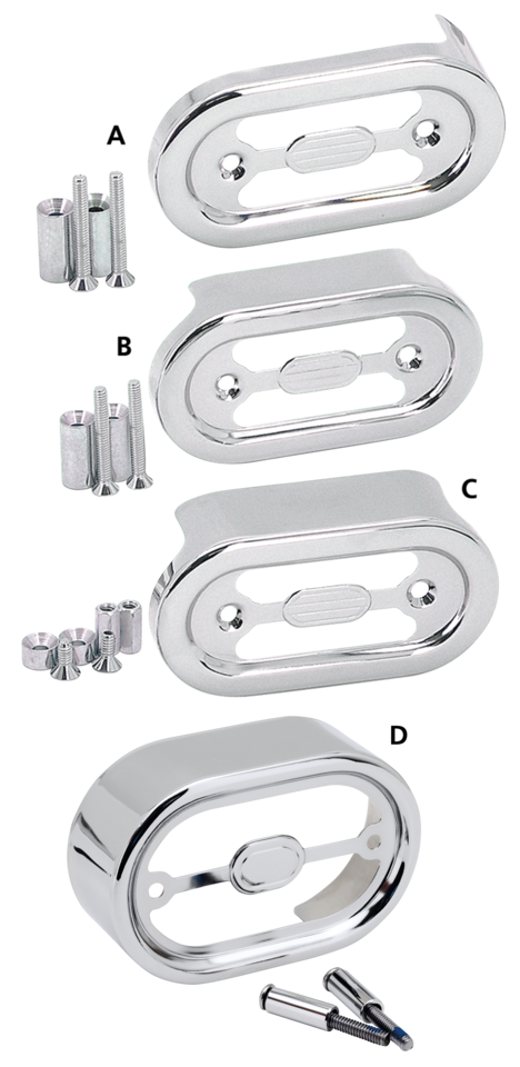 Zodiac Chrome Plated Oval Shaped Regulator Covers – Engine Electrics